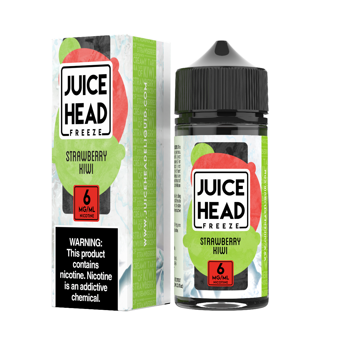 Juice Head Freeze 100ml Strawberry Kiwi 6mg