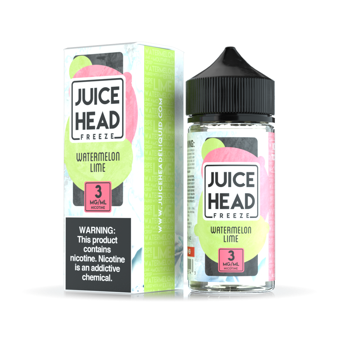 Juice Head Freeze 100ml Watermelon Lime 3mg