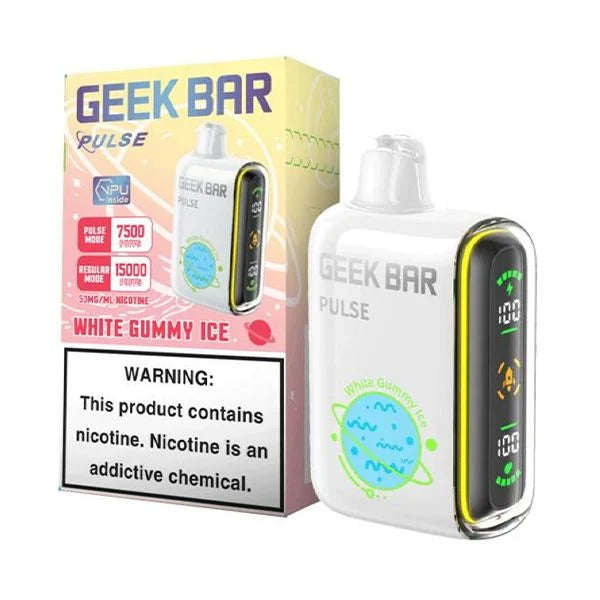 Geek Bar Pulse 15000 White Gummy Ice