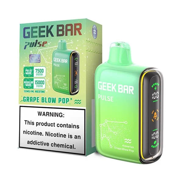 Geek Bar Pulse 15000 Grape Blow Pop