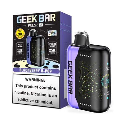 Geek Bar - Pulse X 25000 Puff Disposable Vape [Single] Blackberry B-Pop