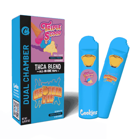 Cookies Dual Chamber THCA Disposable 2g Triple Scoop/Georgia Pie