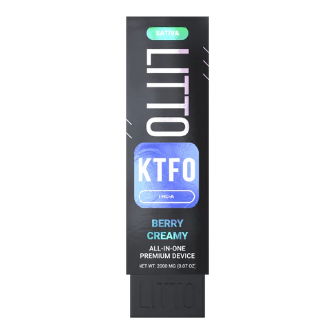 LITTO THC-A KTFO Disposable 2g Berry Creamy SativaNEW