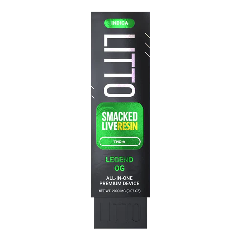 LITTO THC-A Diamond Encrusted Pre-Rolls 6ct 3g (SINGLE) Legend OG Indica