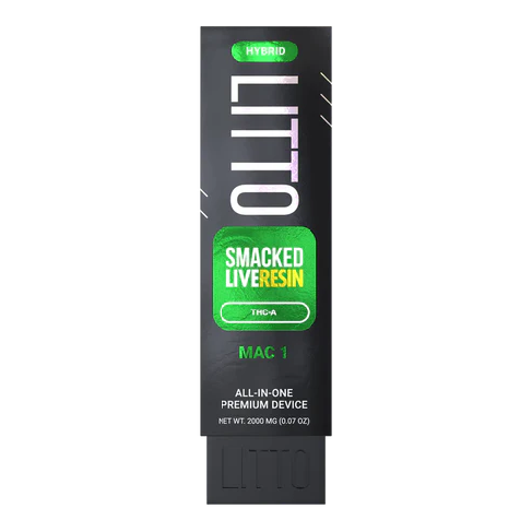 LITTO THC-A Diamond Encrusted Pre-Rolls 6ct 3g (SINGLE) Mac 1 Hybrid