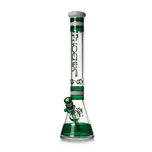 PHX 18" Royal Beaker Water Pipe [PHX-C37] Green