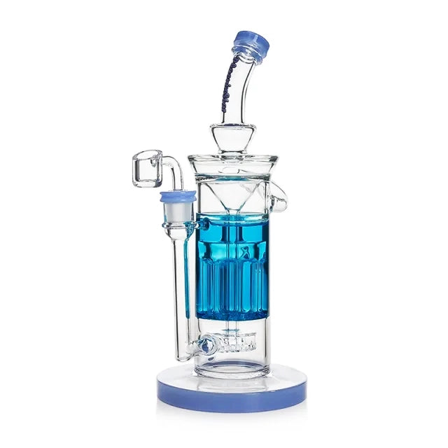 PHX 12" Glycerin Recycler Rig Blue