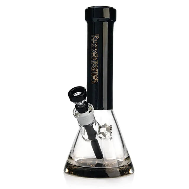 PHX 12" 9mm-Heavy Duty Beaker Water Pipe Black