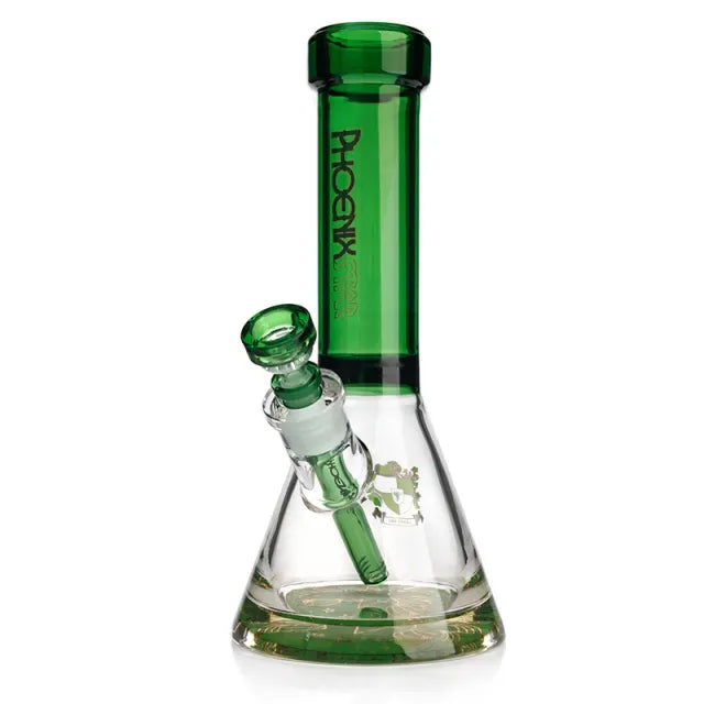 PHX 12" 9mm-Heavy Duty Beaker Water Pipe Green